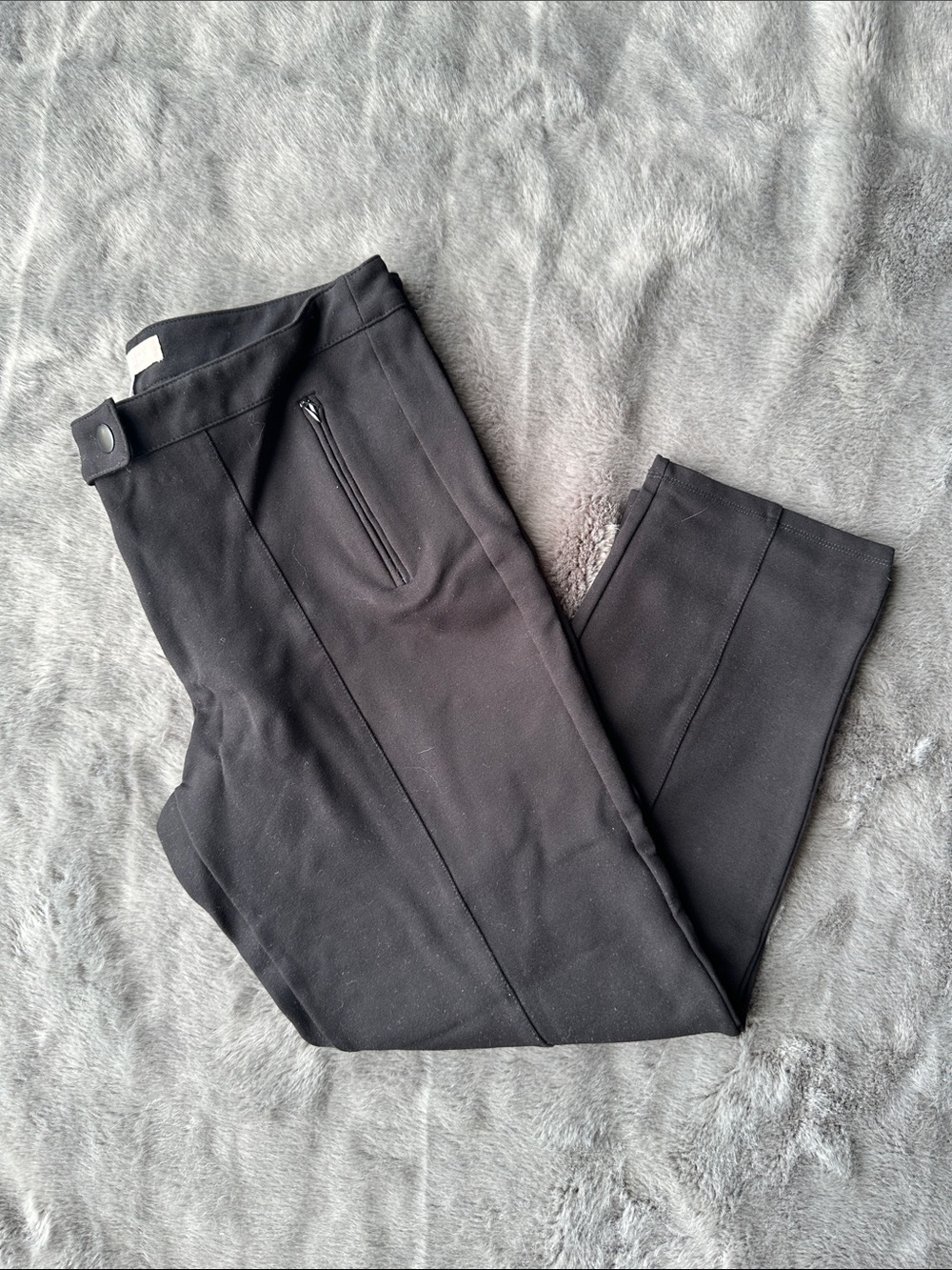 Women's Black Cropped Performance Pants